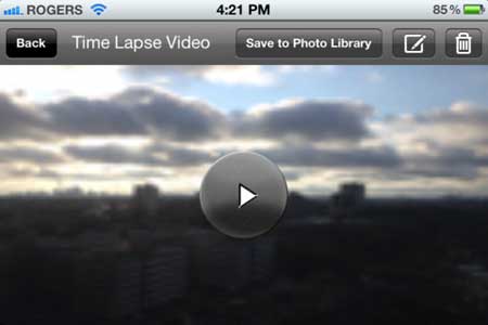 تطبيق Time Lapse Photography