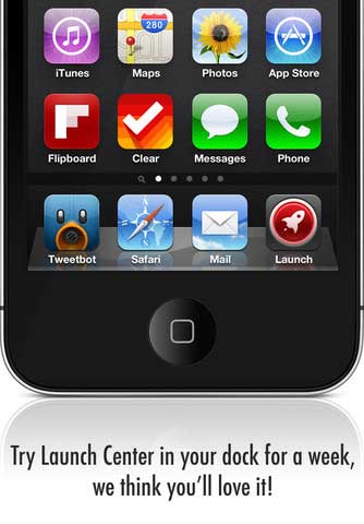 تطبيق Launch Center تطبيق Launch Center