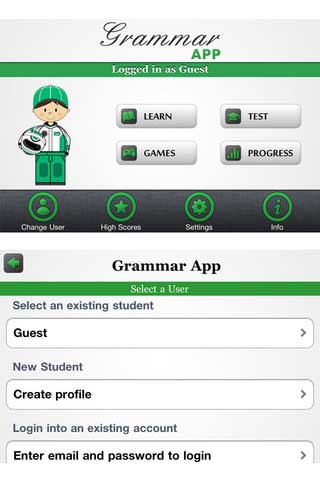 تطبيق Grammar App by Tap To Learn