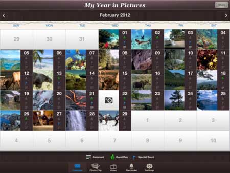 تطبيق: My Year In Pictures HD للايباد