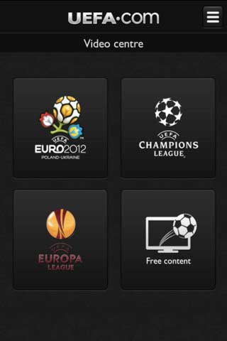 تطبيق Official UEFA EURO 2012 app