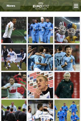 تطبيق Official UEFA EURO 2012 app تطبيق Official UEFA EURO 2012 app
