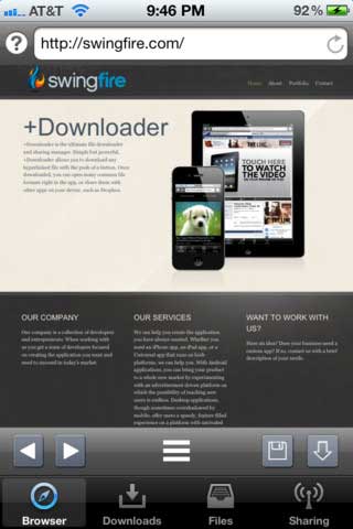 تطبيق +Downloader