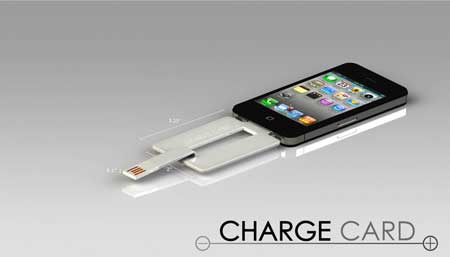 شاحن جديد Chargecard يمكن وضعه في المحفظة