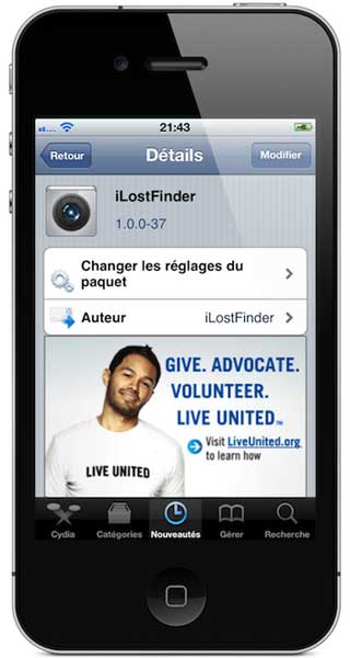 أداة iLostFinder