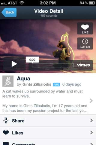 تطبيق Vimeo تطبيق Vimeo