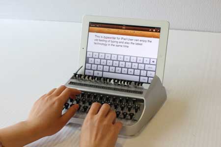 منتج جديد يحول جهازك الايباد الى آلة كاتبة تقليدية