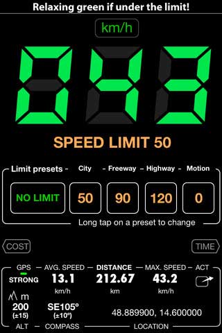 تطبيق Speedometer free