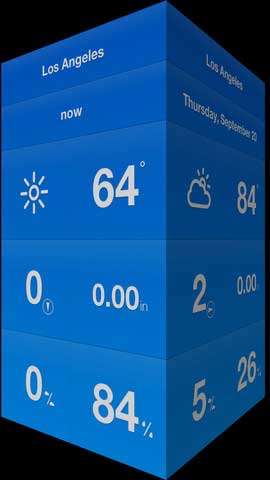 تطبيق WeatherCube