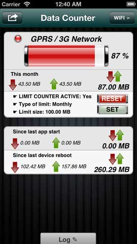 تطبيق Data Counter