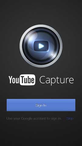 تطبيق YouTube Capture