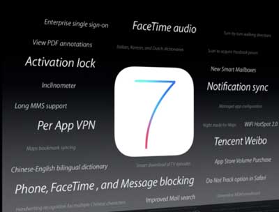 الاصدار iOS 7 يتيح اجراء مكالمة صوتية عبر Face Time بدون فيديو