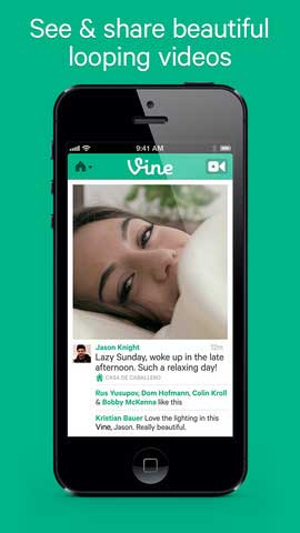 تطبيق Vine