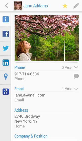 تطبيق Contacts+ for iPhone