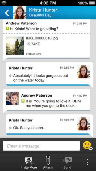 تطبيق بلاكبيري ماسنجر BBM