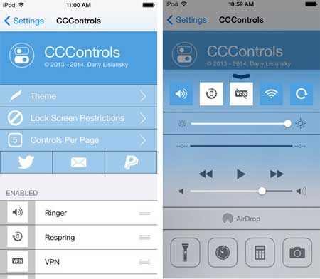 تطبيق CCControls في السيديا : ذكي ومميز !