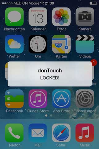 أداة donTouch