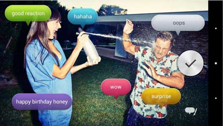 تطبيق Voice balloon photo