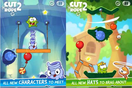 لعبة Cut the Rope 2 للاندرويد