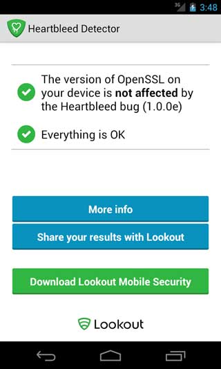 تطبيق Heartbleed Detector