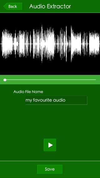 تطبيق The Audio Extractor