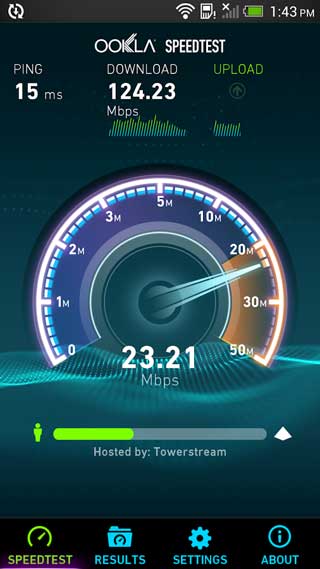 تطبيق Speedtest.net