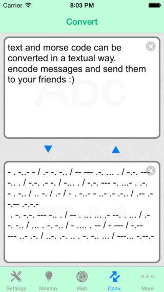 تطبيق Morse-It