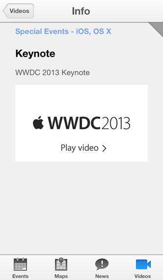 تطبيق مؤتمر آبل WWDC