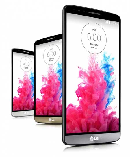 شاشة جهاز LG G3