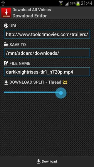 تطبيق Download All Videos