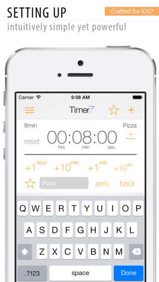 تطبيق Timer 7 مؤقت احترافي للأيفون والآيباد