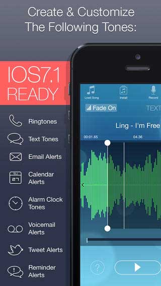 تطبيق Ringtones for iOS 7 نغمات أيفون مجانا لوقت محدود !