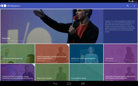 تطبيق Google I/O 2014