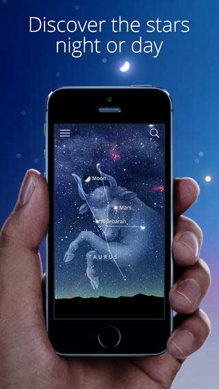 تطبيق Sky Guide: View Stars Night or Day