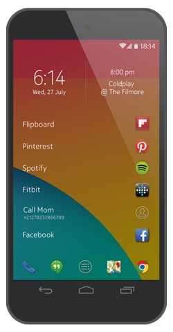 تطبيق Z launcher من نوكيا