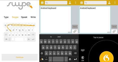 تطبيق Swype