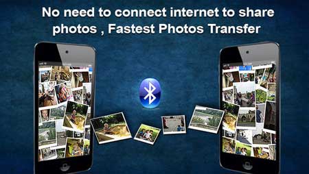 تطبيق Bluetooth Camera Share لإرسال الصور بالبلوتوث