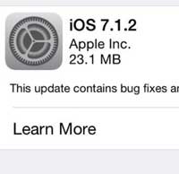 آبل تطلق رسميا التحديث الجديد iOS 7.1.2، ما الجديد والمميزات ؟