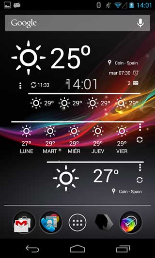 تطبيق anpWeather للطقس