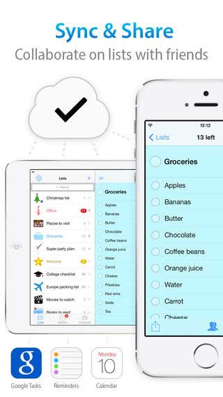 تطبيق Pocket Lists