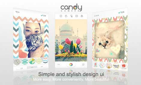 تطبيق Candy Camera برنامج كاميرا احترافي للأندرويد