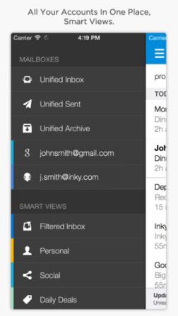 تطبيق Inky Mail - أعطي بريدك لمسة جمالية !