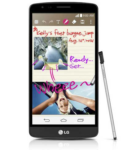     LG تكشف رسمياً عن هاتف LG G3 Stylus !