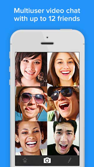 تطبيق Rounds Group Video Chat, Text and Audio Calls