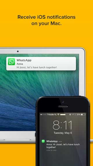 تطبيق Notifyr لاستقبال إشعارات الأيفون على جهازك الماك