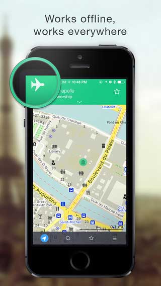 تطبيق MAPS.ME خرائط العالم بدون انترنت