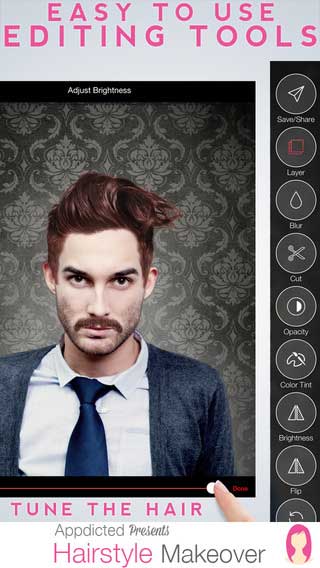 تطبيق Hairstyle Makeover Premium للتلاعب بالصور