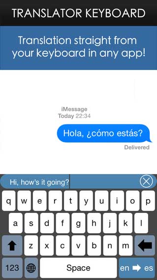 تطبيق Translator Keyboard للترجمة مباشرة