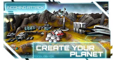 لعبة Colony Attack إصنع كوكبك واحمه من الغزاة