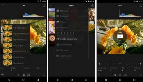 وأخيرا تطبيق Adobe Lightroom لتحرير الصور على الأندرويد